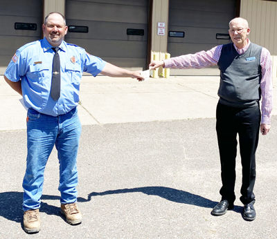 Donation aids Dallas-Sioux Creek Fire Department